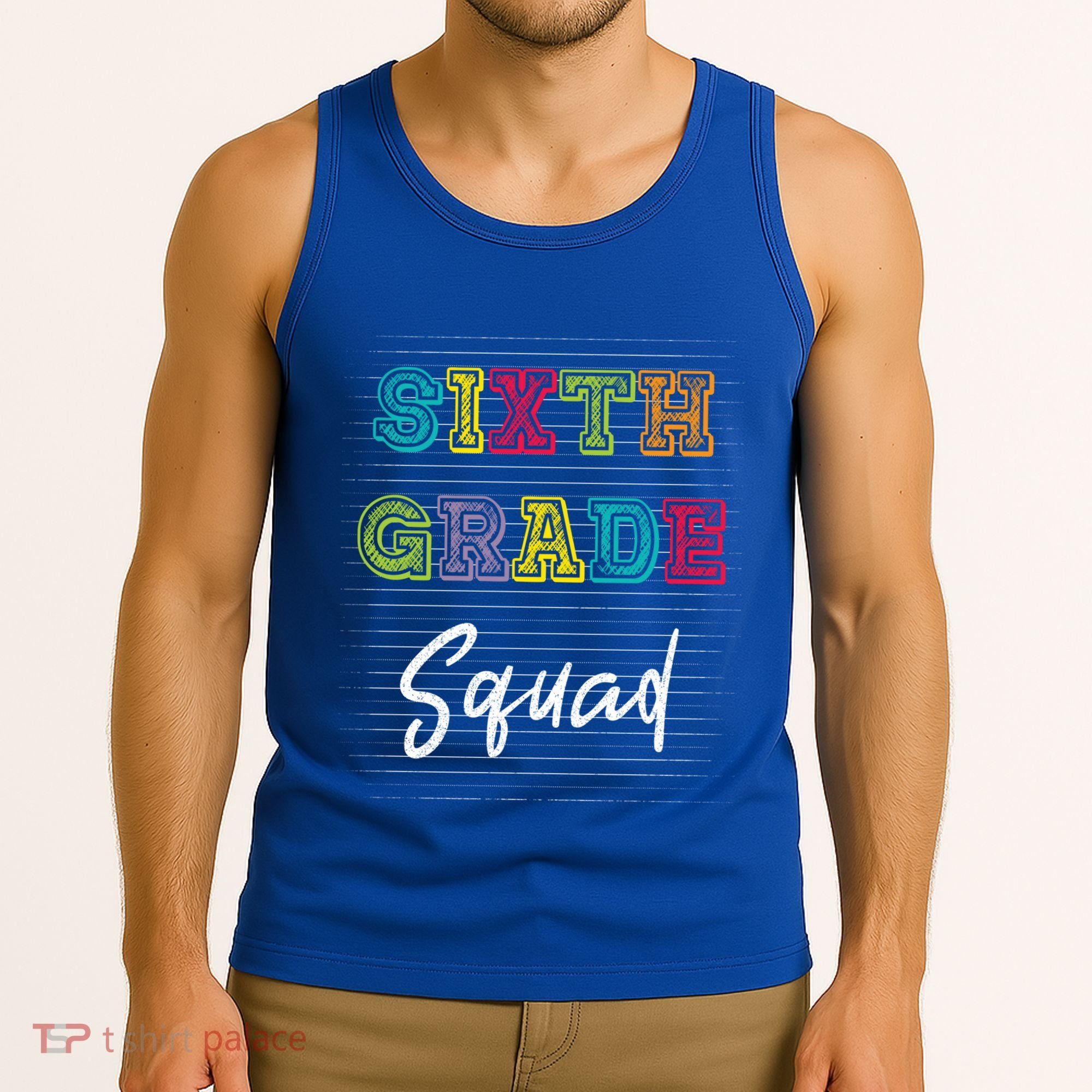 Sixth Grade Squad 6Th Grade Squad Rocks Gift Tank Top