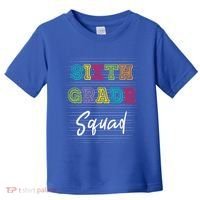 Sixth Grade Squad 6Th Grade Squad Rocks Gift Toddler T-Shirt thumb 0