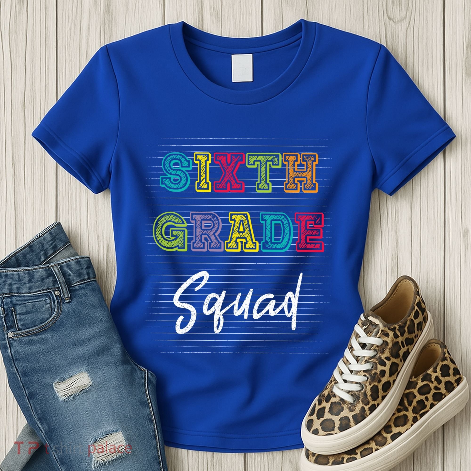 Sixth Grade Squad 6Th Grade Squad Rocks Gift Women's T-Shirt