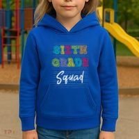Sixth Grade Squad 6Th Grade Squad Rocks Gift Kids Hoodie thumb 3