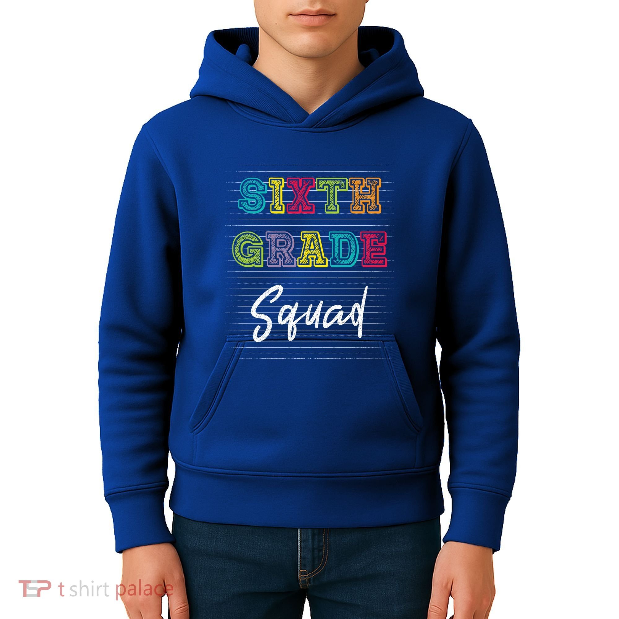 Sixth Grade Squad 6Th Grade Squad Rocks Gift Kids Hoodie