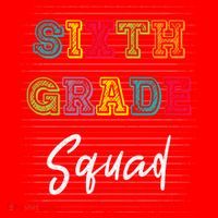 Sixth Grade Squad 6Th Grade Squad Rocks Gift Santa Hat thumb 1