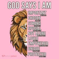 S God Says I Am Lion Christian Coaster thumb 2