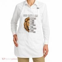 S God Says I Am Lion Christian Apron thumb 2