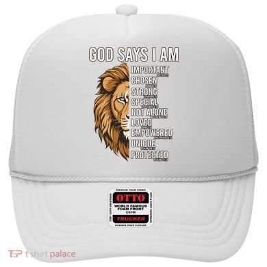 S God Says I Am Lion Christian Hat