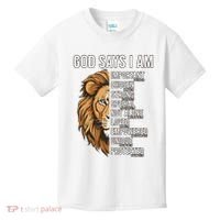 S God Says I Am Lion Christian Kids T-Shirt thumb 0