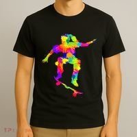 Skater Girl Skateboarder Girl Skateboarding T-Shirt thumb 3