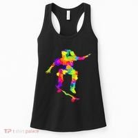 Skater Girl Skateboarder Girl Skateboarding Women's Tank Top thumb 0