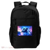 Space Galaxy Shark In Sea Ocean Of Stars Backpack thumb 0