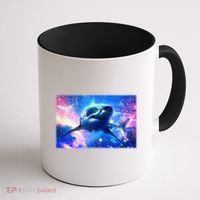 Space Galaxy Shark In Sea Ocean Of Stars Coffee Mug thumb 1