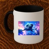 Space Galaxy Shark In Sea Ocean Of Stars Coffee Mug thumb 2