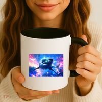 Space Galaxy Shark In Sea Ocean Of Stars Coffee Mug thumb 3