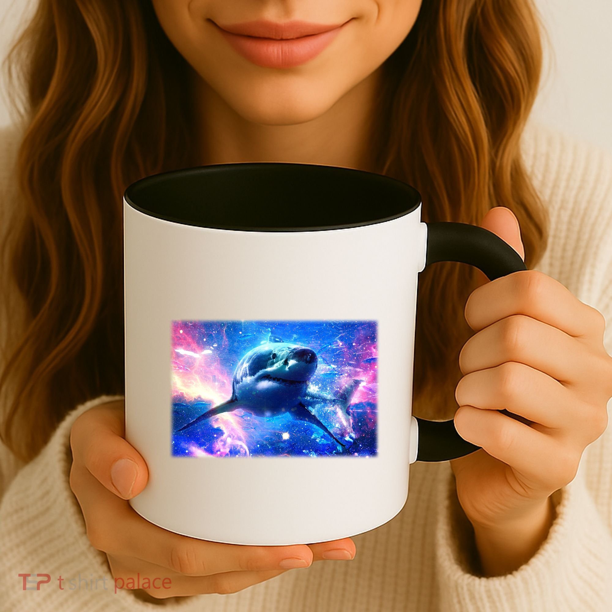 Space Galaxy Shark In Sea Ocean Of Stars Coffee Mug