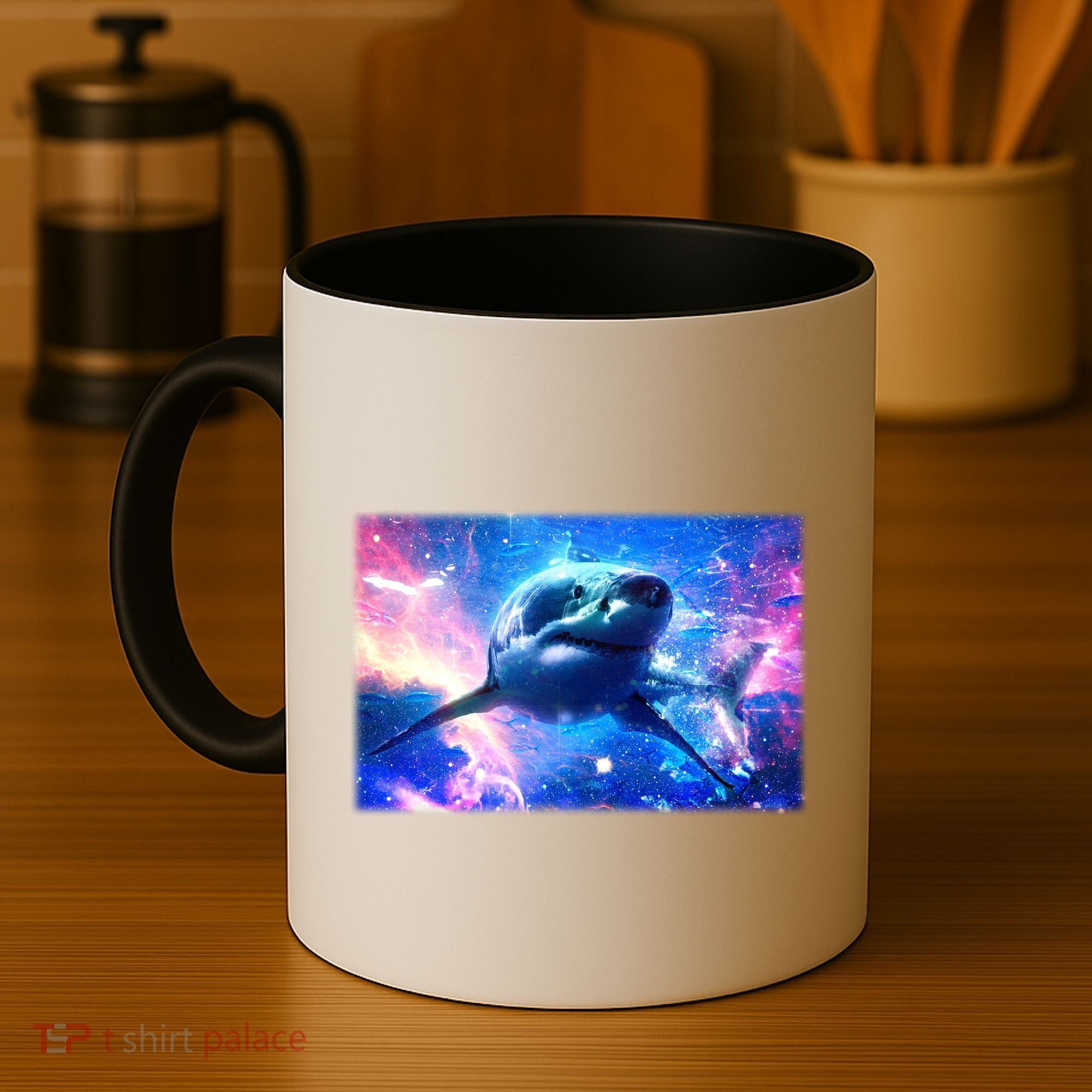 Space Galaxy Shark In Sea Ocean Of Stars Coffee Mug