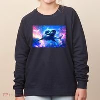 Space Galaxy Shark In Sea Ocean Of Stars Women's Sweatshirt thumb 0