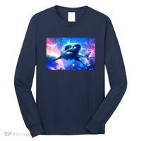 Space Galaxy Shark In Sea Ocean Of Stars Long Sleeve Shirt thumb 0