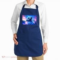 Space Galaxy Shark In Sea Ocean Of Stars Apron thumb 2