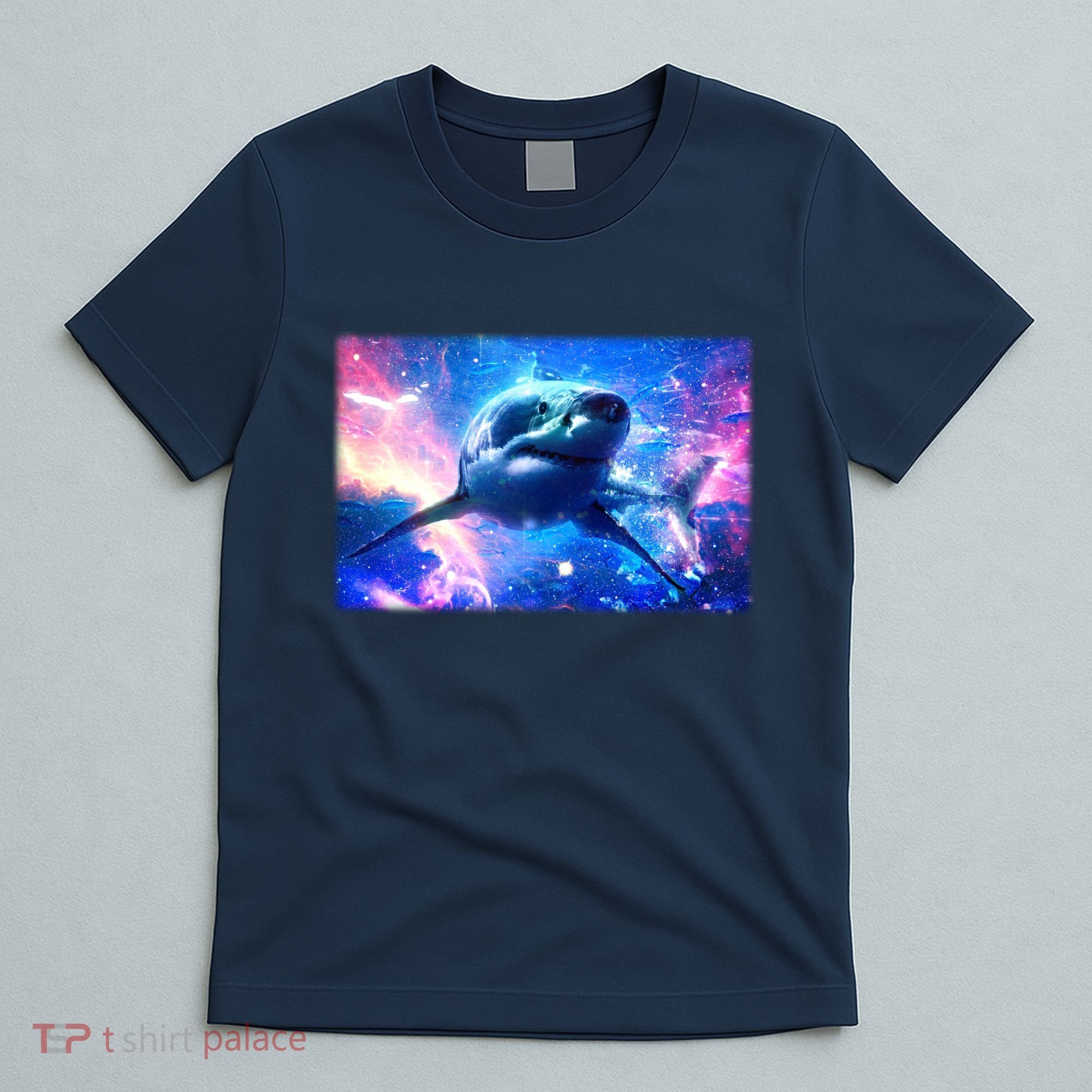 Space Galaxy Shark In Sea Ocean Of Stars T-Shirt
