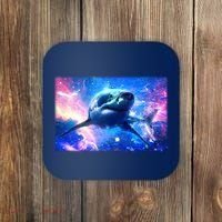 Space Galaxy Shark In Sea Ocean Of Stars Coaster thumb 0