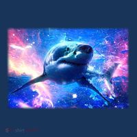 Space Galaxy Shark In Sea Ocean Of Stars Women's Hoodie thumb 2