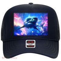 Space Galaxy Shark In Sea Ocean Of Stars Hat thumb 0