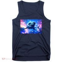 Space Galaxy Shark In Sea Ocean Of Stars Tank Top thumb 0
