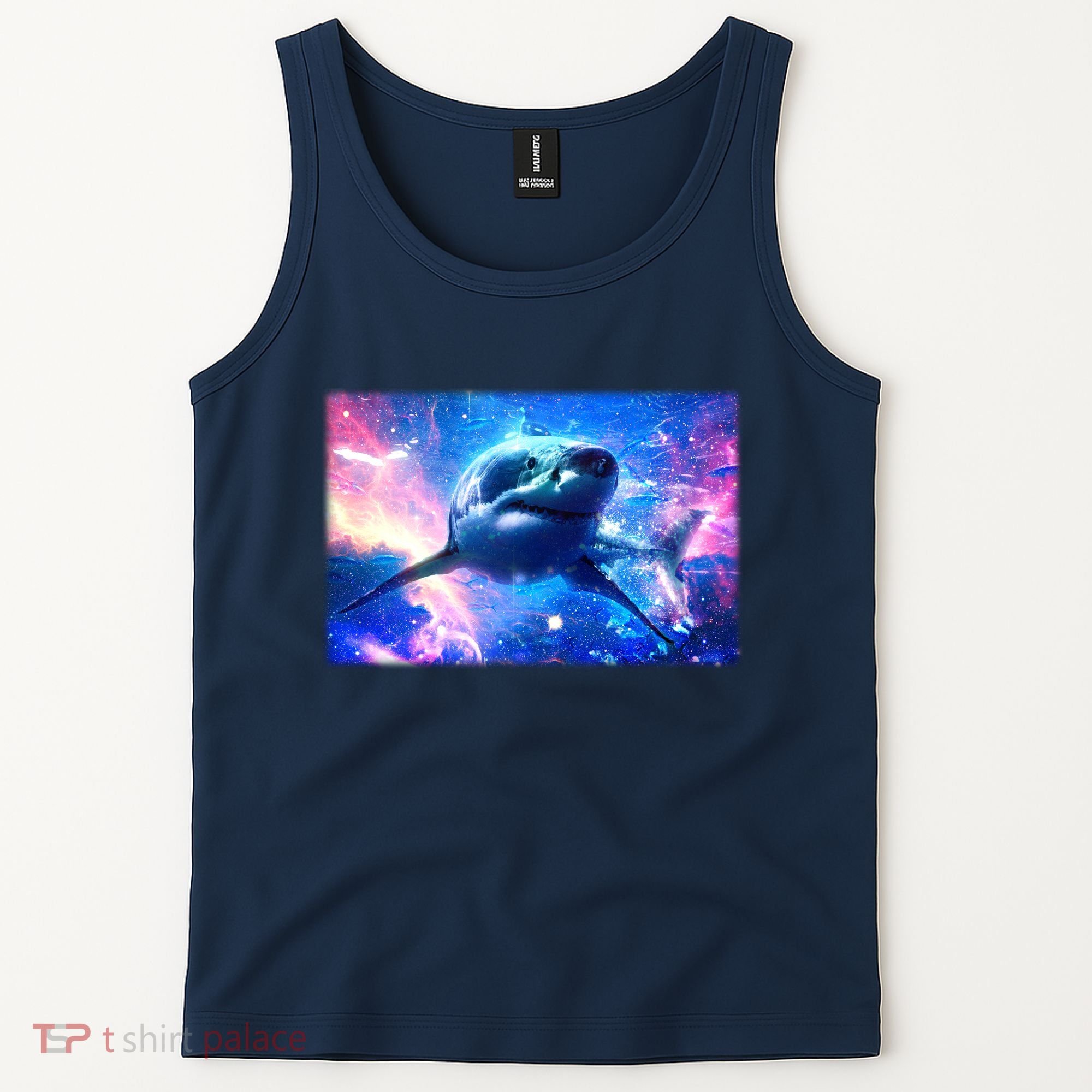 Space Galaxy Shark In Sea Ocean Of Stars Tank Top