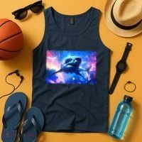 Space Galaxy Shark In Sea Ocean Of Stars Tank Top thumb 4
