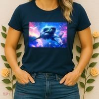 Space Galaxy Shark In Sea Ocean Of Stars Women's T-Shirt thumb 2