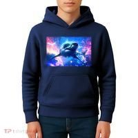 Space Galaxy Shark In Sea Ocean Of Stars Kids Hoodie thumb 4
