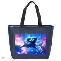 Space Galaxy Shark In Sea Ocean Of Stars Tote Bag thumb 0