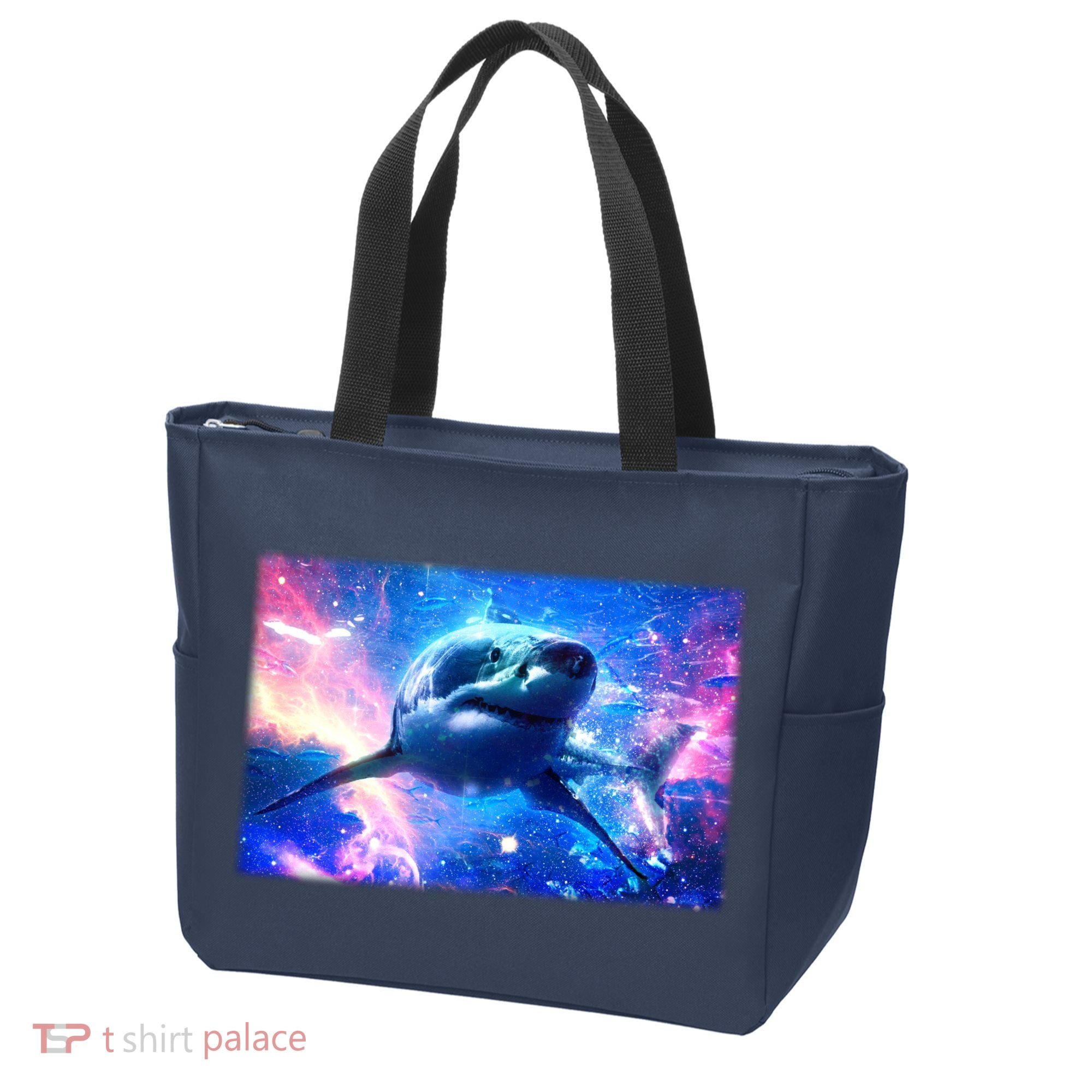 Space Galaxy Shark In Sea Ocean Of Stars Tote Bag