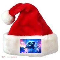 Space Galaxy Shark In Sea Ocean Of Stars Santa Hat thumb 0