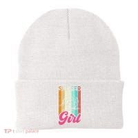 Surfer Girl Surfboard Women Surf Ocean Retro Surfing Beanie thumb 0