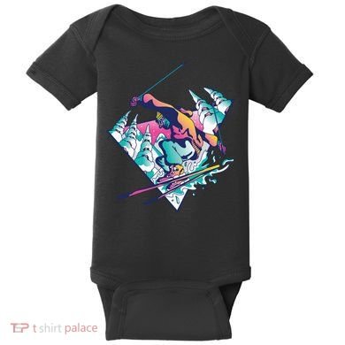 Ski Guy Baby Bodysuit