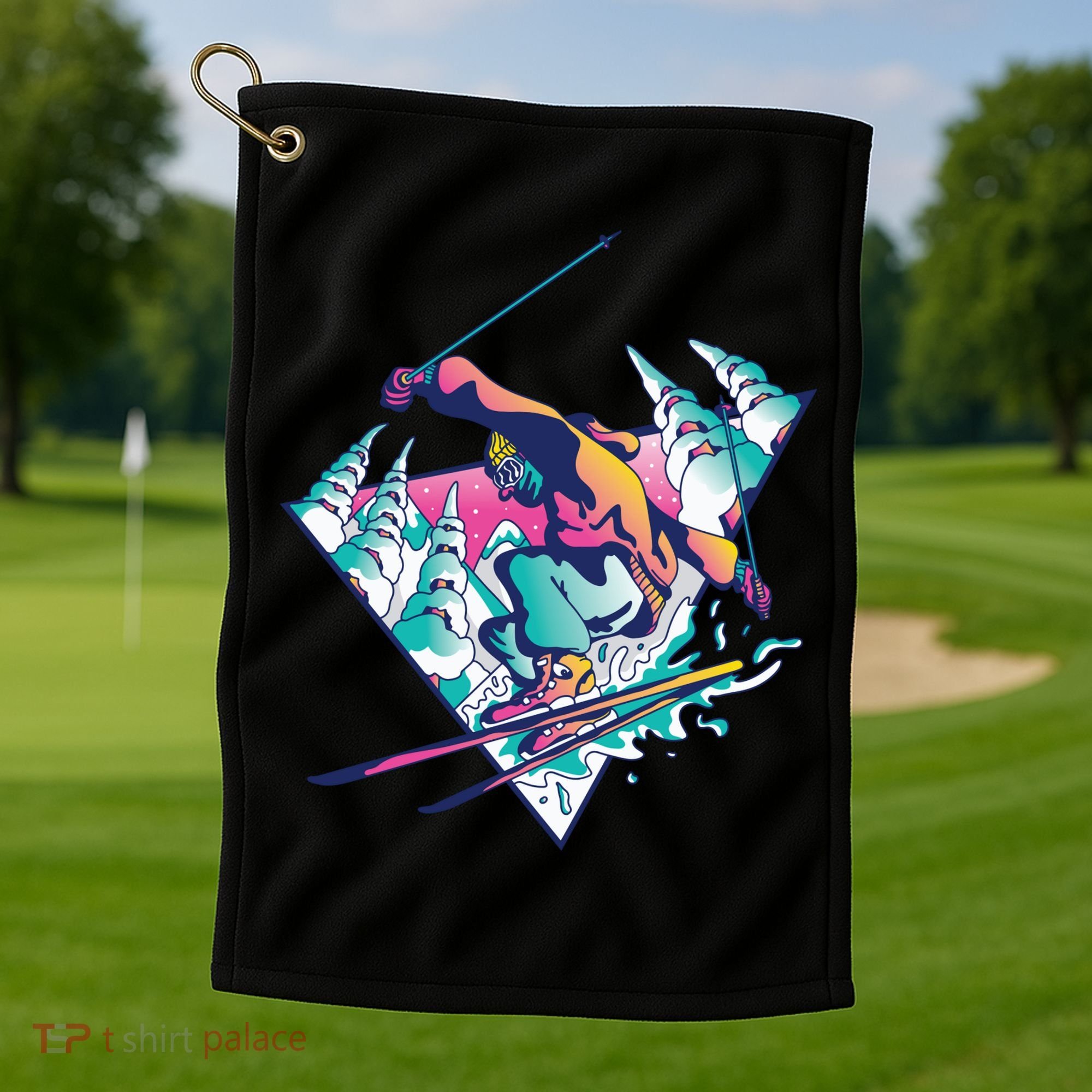 Ski Guy Golf Towel
