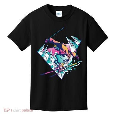 Ski Guy Kids T-Shirt