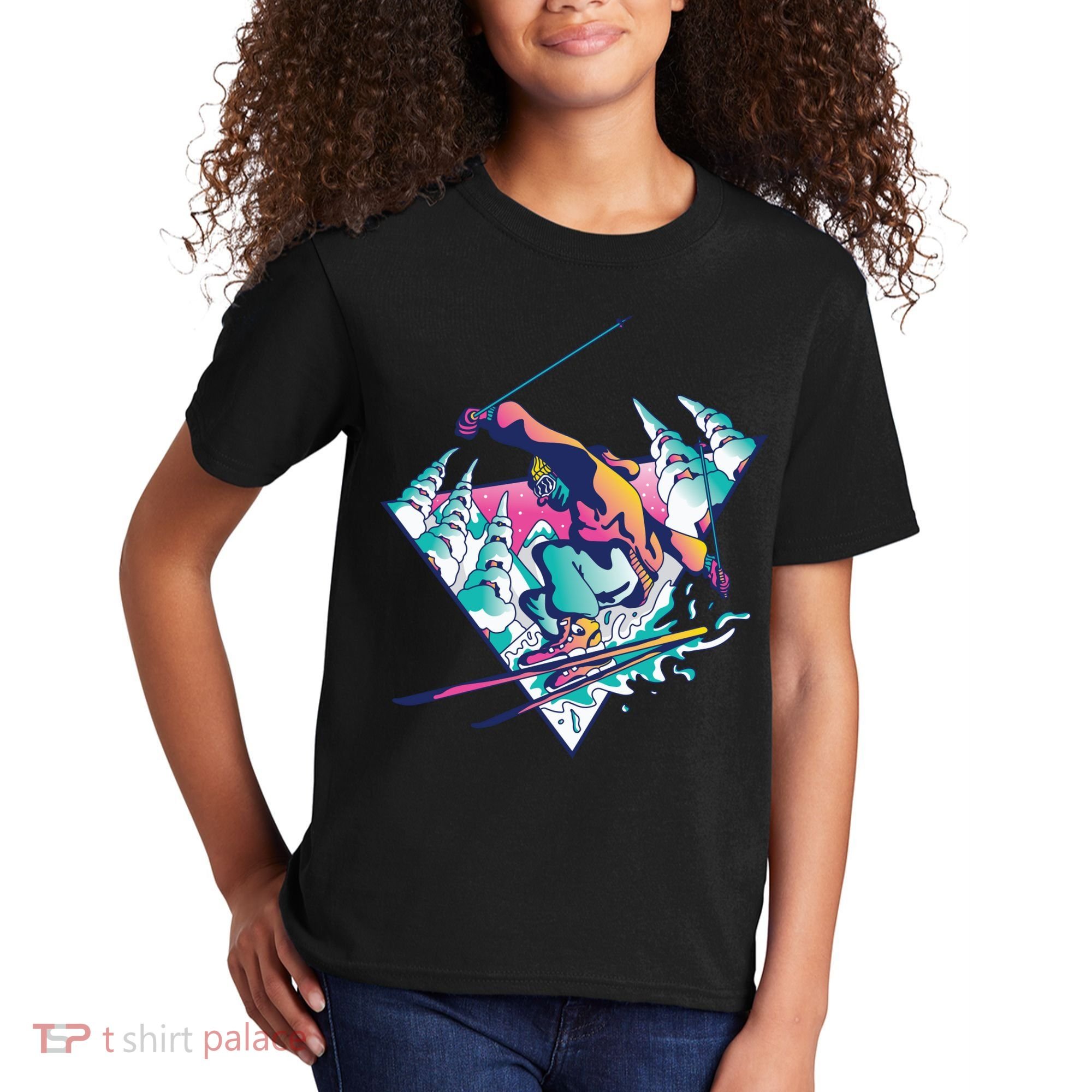 Ski Guy Kids T-Shirt