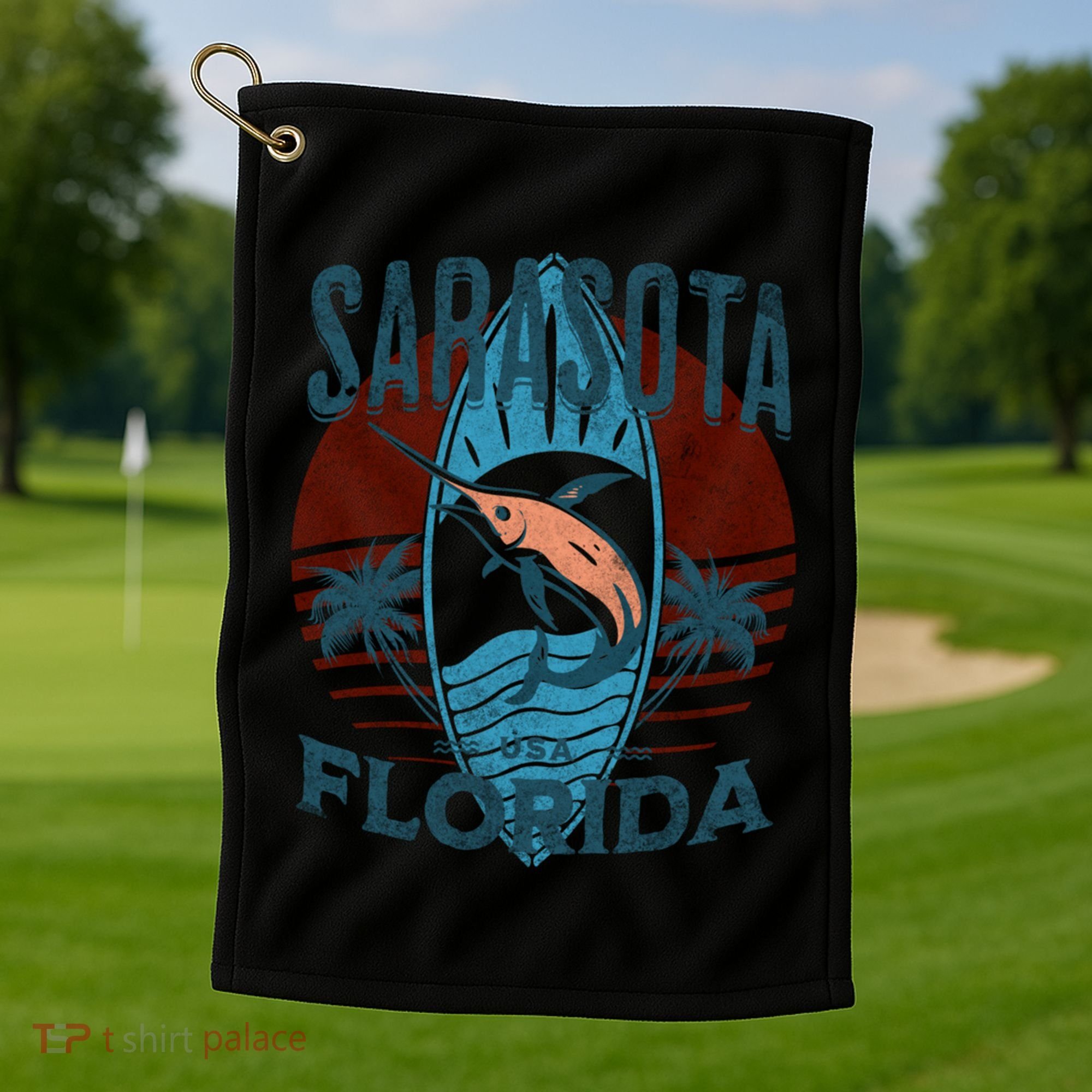 Sarasota Gift Golf Towel