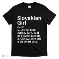 SLOVAKIAN GIRL SLOVAKIA Gift Funny Country Roots Descent T-Shirt thumb 0