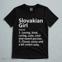 SLOVAKIAN GIRL SLOVAKIA Gift Funny Country Roots Descent T-Shirt thumb 5