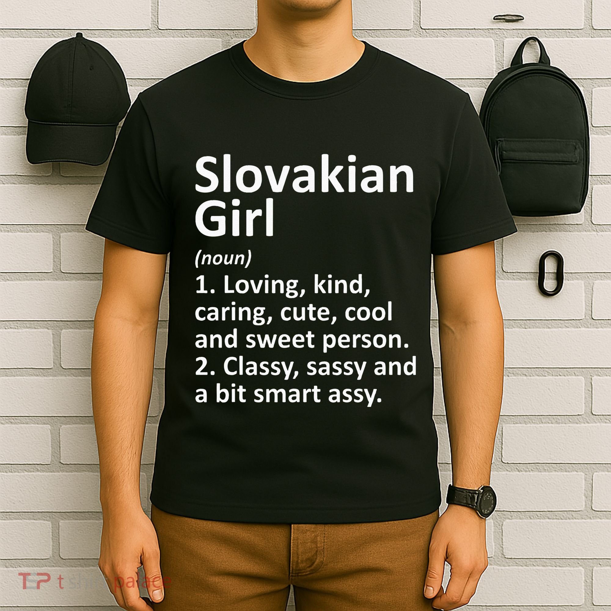 SLOVAKIAN GIRL SLOVAKIA Gift Funny Country Roots Descent T-Shirt