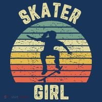Skater Girl Skateboarder Girl Retro Skateboarding Gift Tank Top thumb 6