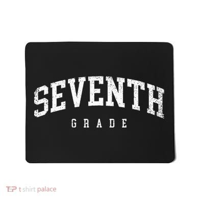 Seventh Grade Squad 7th Grade Team Retro First Day Of School Mousepad