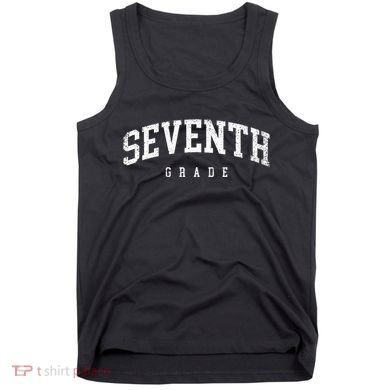 Seventh Grade Squad 7th Grade Team Retro First Day Of School Tank Top