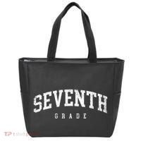 Seventh Grade Squad 7th Grade Team Retro First Day Of School Tote Bag thumb 0