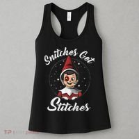 Snitches Get Stitches The Elf Xmas Snitches Get Stitches Women's Tank Top thumb 3