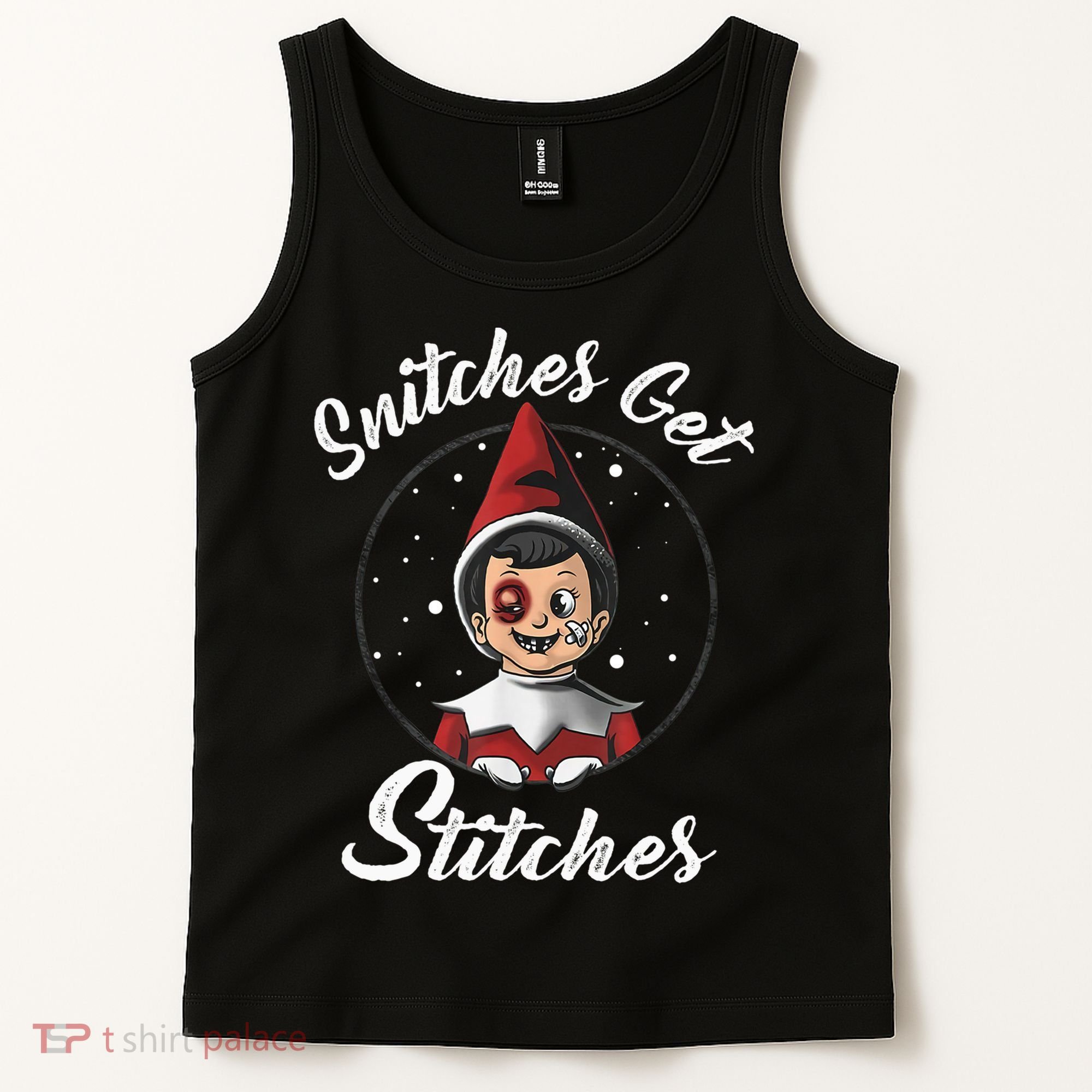 Snitches Get Stitches The Elf Xmas Snitches Get Stitches Tank Top