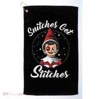 Snitches Get Stitches The Elf Xmas Snitches Get Stitches Golf Towel thumb 0