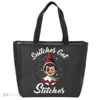 Snitches Get Stitches The Elf Xmas Snitches Get Stitches Tote Bag thumb 0